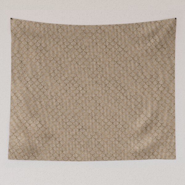 Item preview, Snakeskin design - brown linen 2 designed and sold by AnnieHochmann.