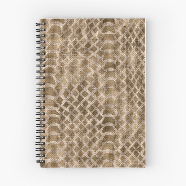 Item preview, Snakeskin design - brown linen designed and sold by AnnieHochmann.