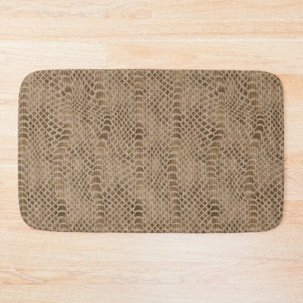 Item preview, Snakeskin design - brown linen designed and sold by AnnieHochmann.