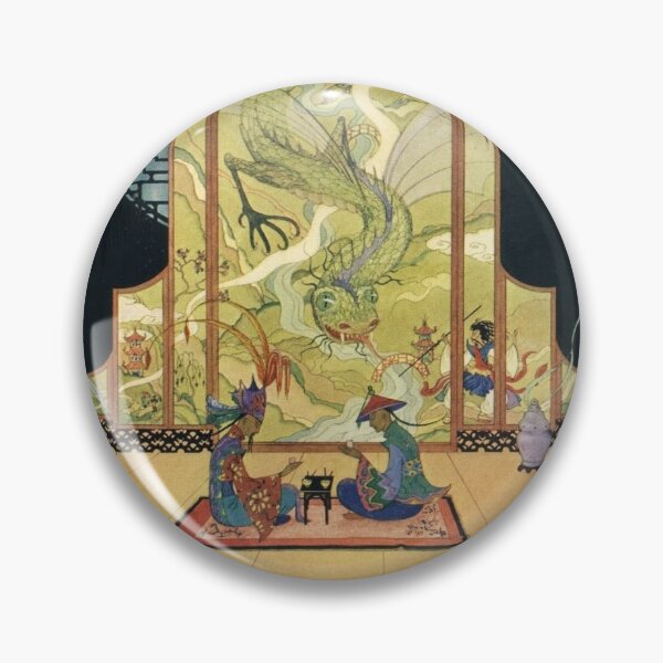 Artikelvorschau, Chinese Dragon - virginia frances sterret fantasy artwork entworfen und verkauft von Vintage Designs +.