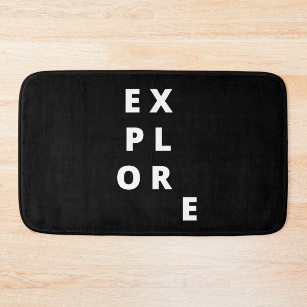 Item preview, Explore. Text only design. White capitals. designed and sold by JellyBeenzz.