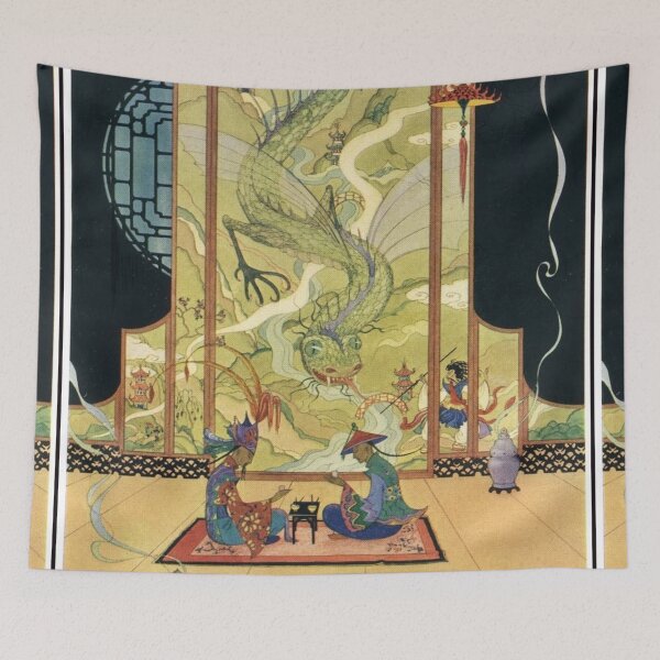 Item preview, Chinese Dragon - virginia frances sterret fantasy artwork designed and sold by Vintage Designs +.