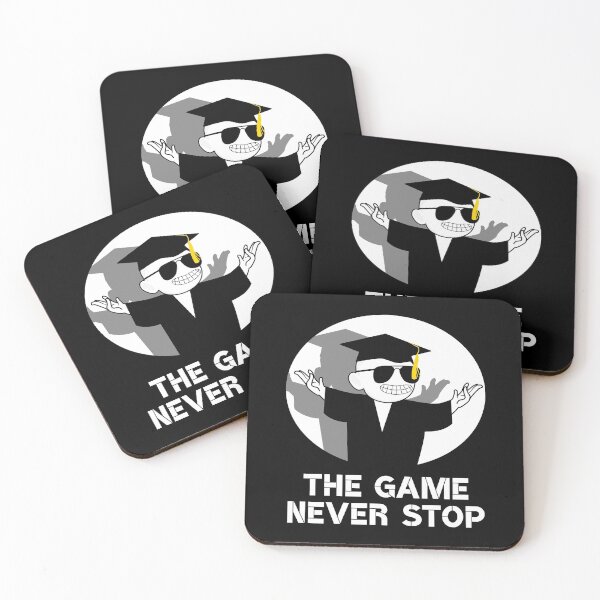 Item preview, The Game Never Stop Graduate Student designed and sold by Paulina Vanlife.