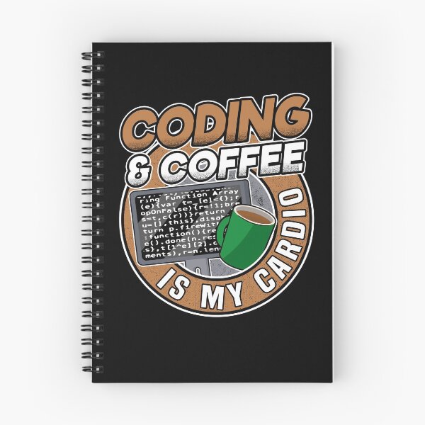 Item preview, Coding & Coffee Is My Cardio Programmer Coder Gift designed and sold by Stronzi.