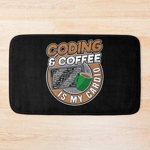 Item preview, Coding & Coffee Is My Cardio Programmer Coder Gift designed and sold by Stronzi.