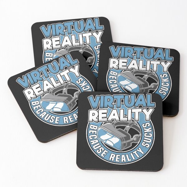 Item preview, Virtual Reality Because Reality Sucks Gamer Gift designed and sold by Stronzi.