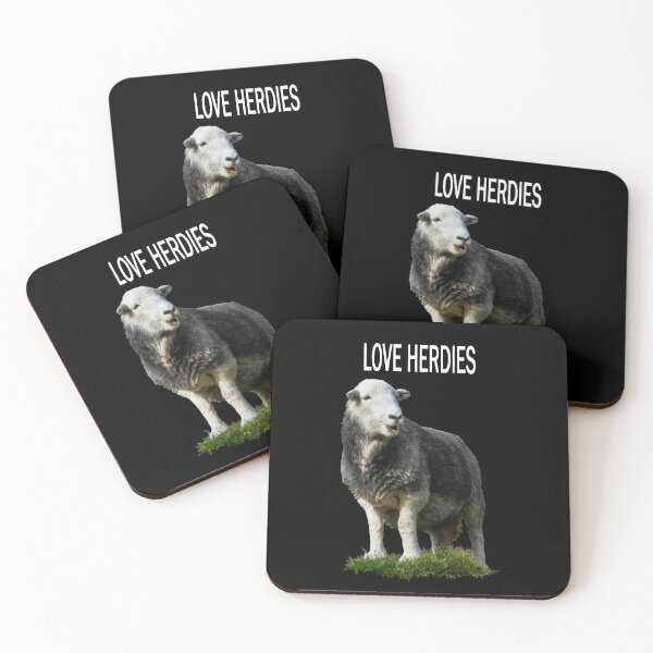 Item preview, Love Herdies with White Text designed and sold by Jane Stanley Photography.