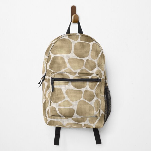 Item preview, Giraffe spots - beige and gold linen designed and sold by AnnieHochmann.