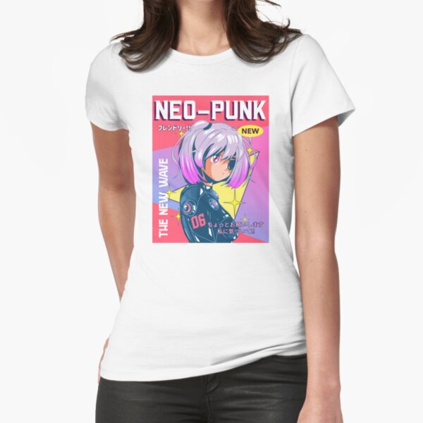 Neo Punk the New Wave Kawaii Anime Girl T Shirt Top Japanese 