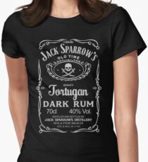 Captain jack sparrow's dark rum Women's Fitted T-Shirt
