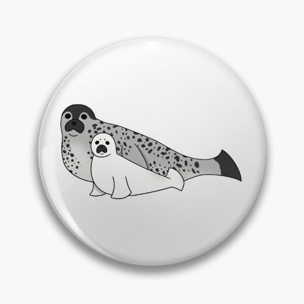 Item preview, Harp Seal | Arctic February Prompt List 2021 | QuirkyDolphin designed and sold by QuirkyDolphin.