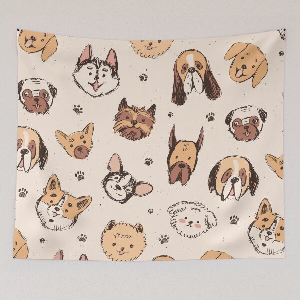 Item preview, Lots of dogs | Dog breed | Dog pattern designed and sold by DerSenat.