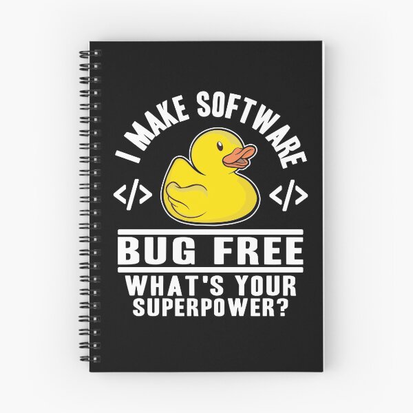 Item preview, Funny Rubber Duck Superpower Programmer Nerd Gift designed and sold by Stronzi.