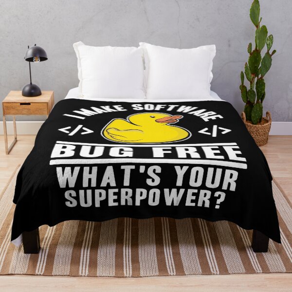 Item preview, Funny Rubber Duck Superpower Programmer Nerd Gift designed and sold by Stronzi.