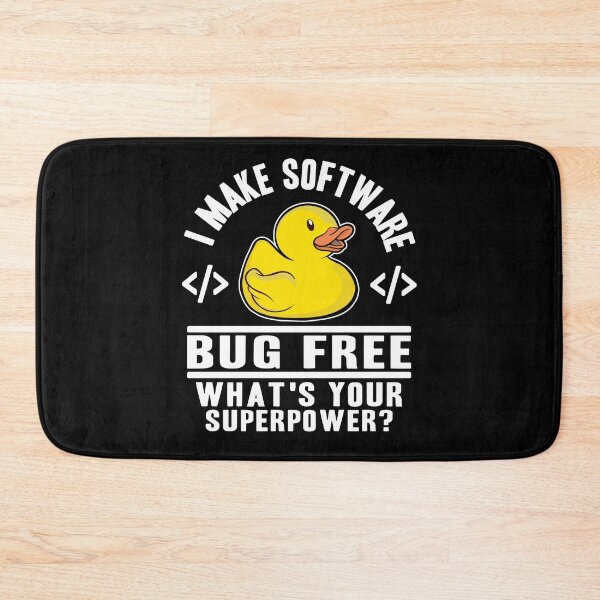 Item preview, Funny Rubber Duck Superpower Programmer Nerd Gift designed and sold by Stronzi.