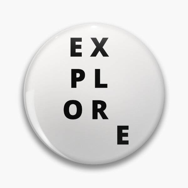 Item preview, Explore. Text only design. Black capitals. designed and sold by JellyBeenzz.