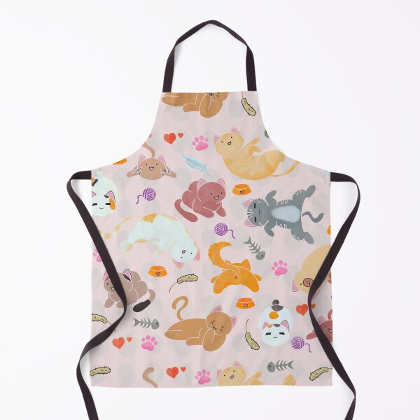 Item preview, Pink Cats and Fishbones | Personalized Patterns designed and sold by KawaiiFavors.