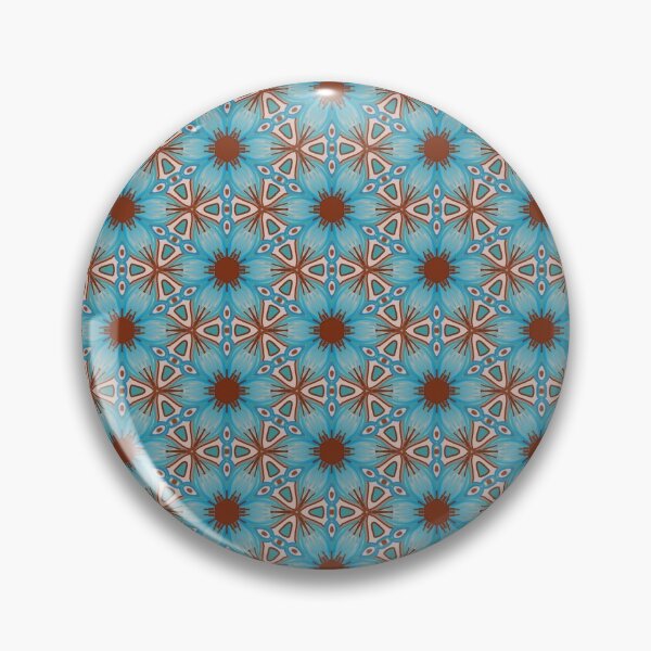 Item preview, Romantic mandala pattern in blue designed and sold by MandalaStone.