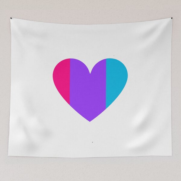 Item preview, Pride Flag Heart - Androgyne Pride - White Background designed and sold by thesassypanda.