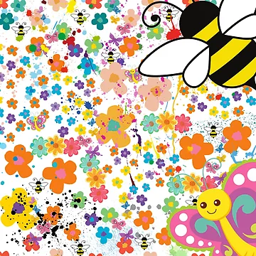Artwork thumbnail, Floral Spring Pattern by MaxnGeorge
