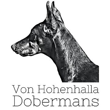 Artwork thumbnail, Von Hohenhalla Dobermans -Sticker by HohenhallaDobes