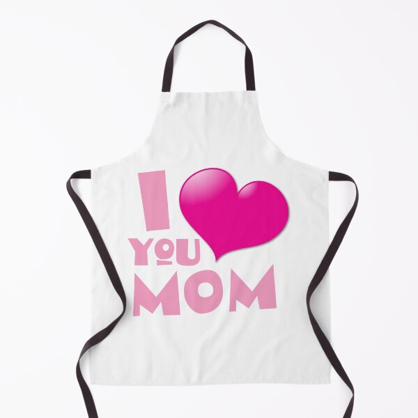 Item preview, I love you mom! with cute heart for Mother's day designed and sold by jazzydevil.