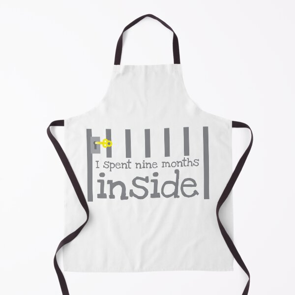 Item preview, I spent 9 months on the inside (with jail bars pregnancy baby design) designed and sold by jazzydevil.