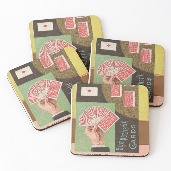 Item preview, Sympathetic Cards Vintage Magic Trick designed and sold by Benjis-Boutique.