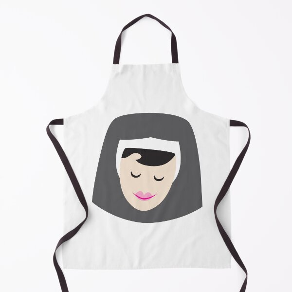 Item preview, a smiling simple nun in a wimple designed and sold by jazzydevil.