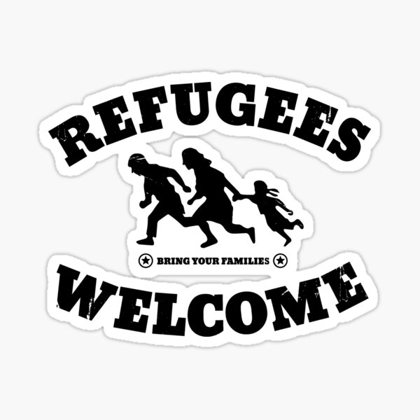 Refugees Welcome Stickers 