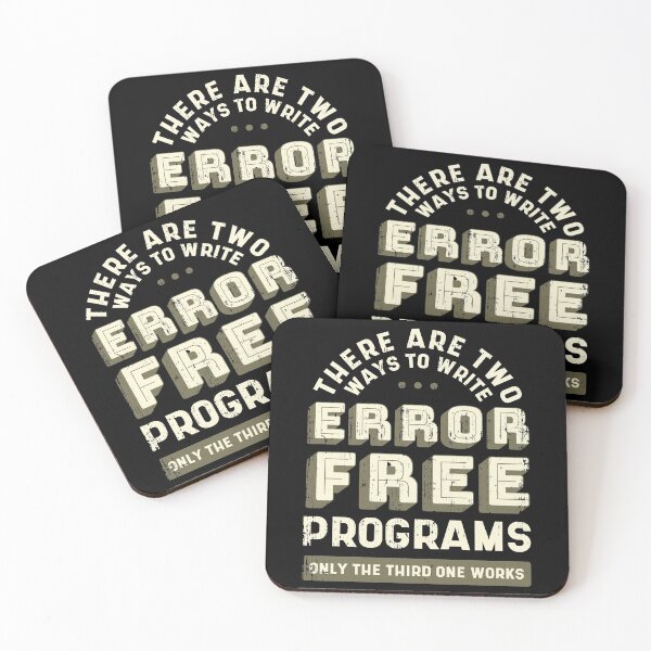 Item preview, There are two ways to write error free programs only the third one work designed and sold by JuiceDesign.
