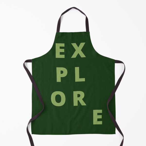 Item preview, Explore. Text only design. Light khaki green capitals. designed and sold by JellyBeenzz.