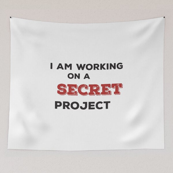 Item preview, Working on a Secret Project designed and sold by Redinsart.