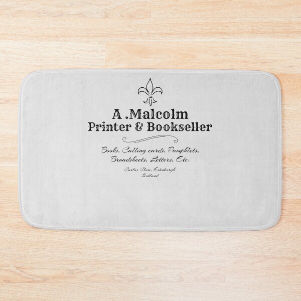 Item preview, A. Malcolm Printer & Bookseller designed and sold by BilliusChandler.