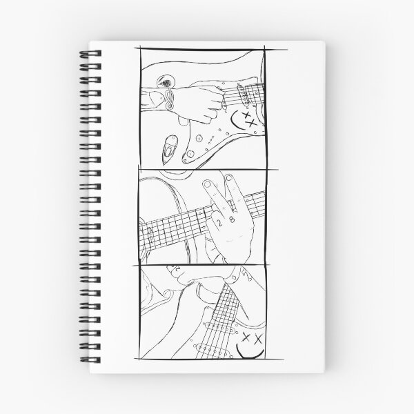 Item preview, Louis Tomlinson Hands with Guitar (Black) designed and sold by Laura Piedrafita.