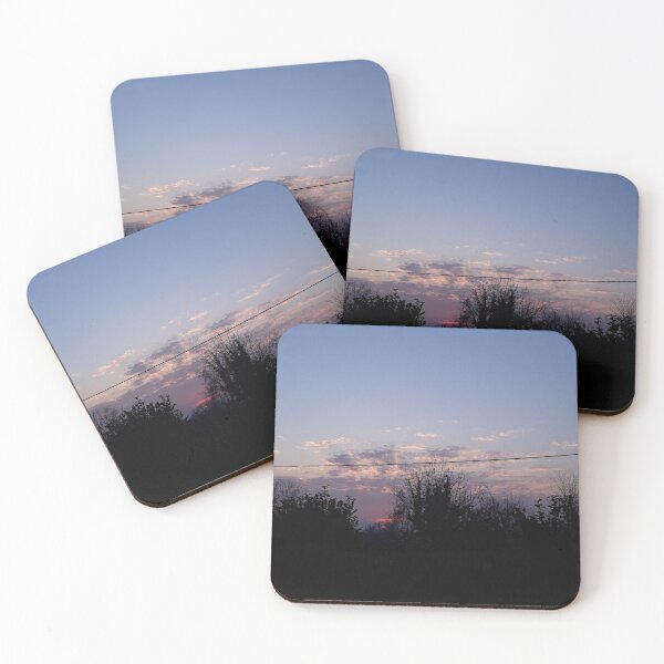 Item preview, Purple sky/ sunset and woods designed and sold by alessialexx.