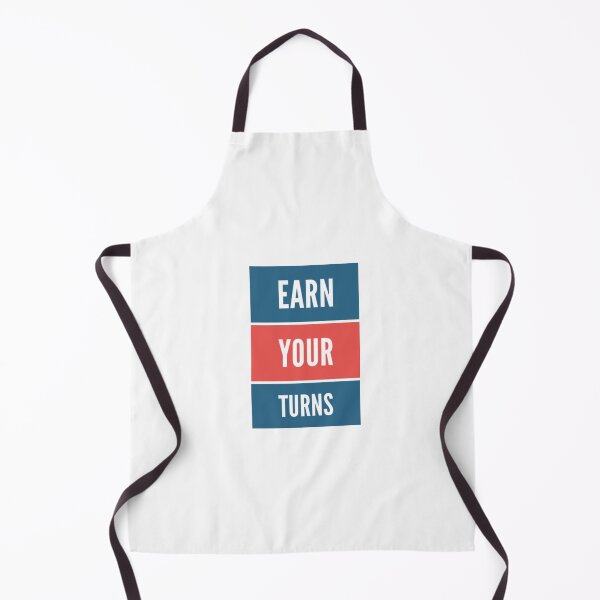 Item preview, earn your turns, skiing designed and sold by Sarahs Adventures .