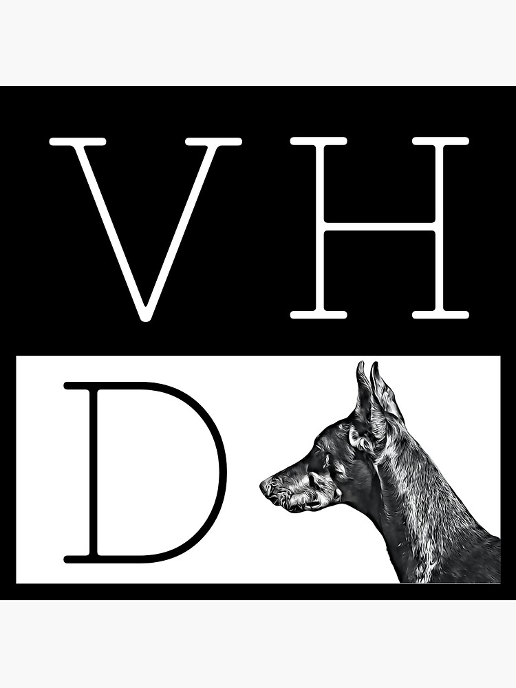 Thumbnail 3 of 3, Sticker, VHD Logo designed and sold by HohenhallaDobes.
