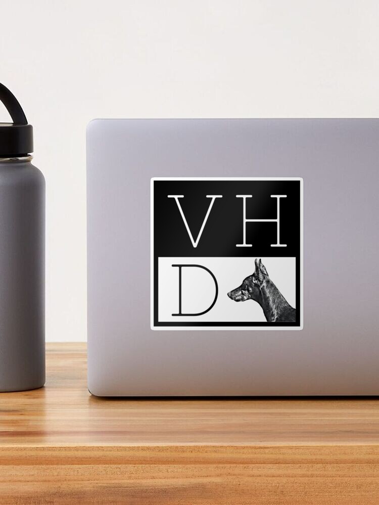 Thumbnail 1 of 3, Sticker, VHD Logo designed and sold by HohenhallaDobes.