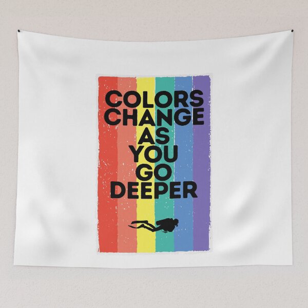 Item preview, Colors Change As You Go Deeper designed and sold by StudioAquaLumos.