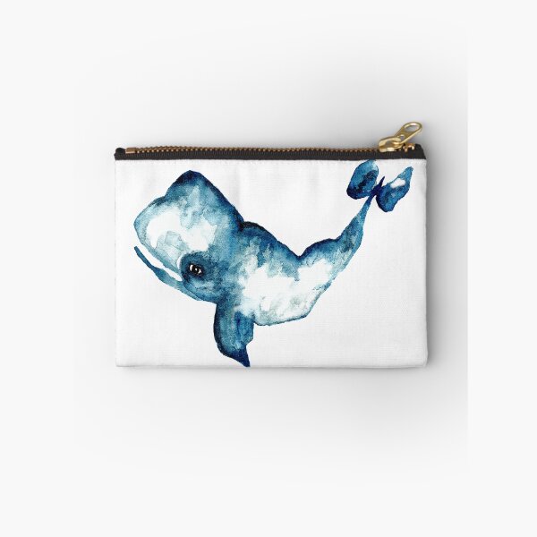 Item preview, Feliz ballena azul en acuarela designed and sold by Julie Pickering.