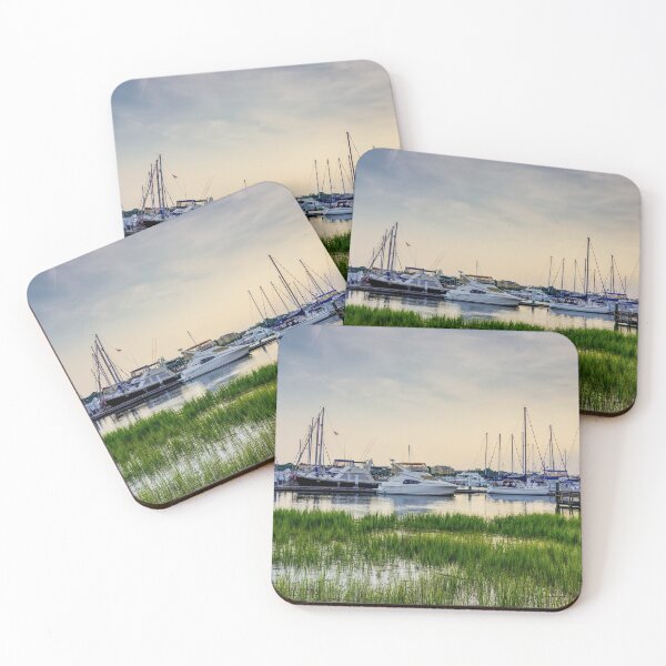 Item preview, Charleston Harbor Boats Sunset designed and sold by mljdwhite.