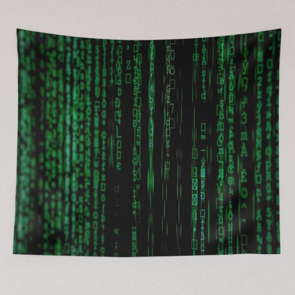 Item preview, Stuck in the Matrix - Matrix code pattern designed and sold by Joejo19.