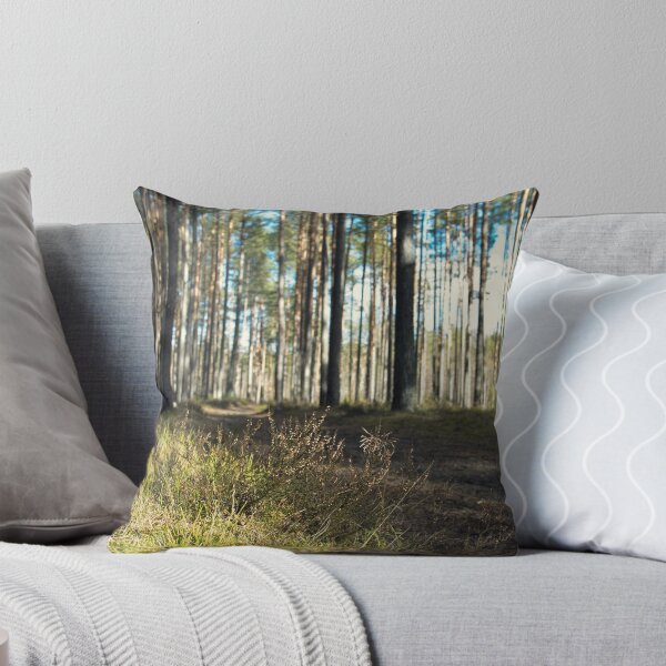 Item preview, turn field road between the trees in the spring forest designed and sold by Alexx60.