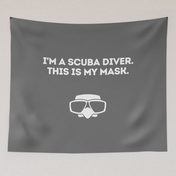 Item preview, Mask For Scuba Diver designed and sold by StudioAquaLumos.