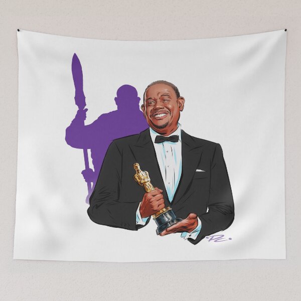 Item preview, Forest Whitaker - An illustration by Paul Cemmick designed and sold by TIGERDAVER.