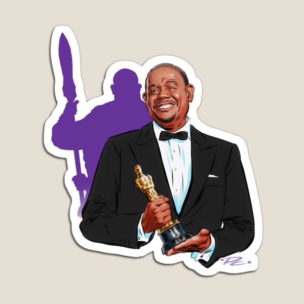 Item preview, Forest Whitaker - An illustration by Paul Cemmick designed and sold by TIGERDAVER.