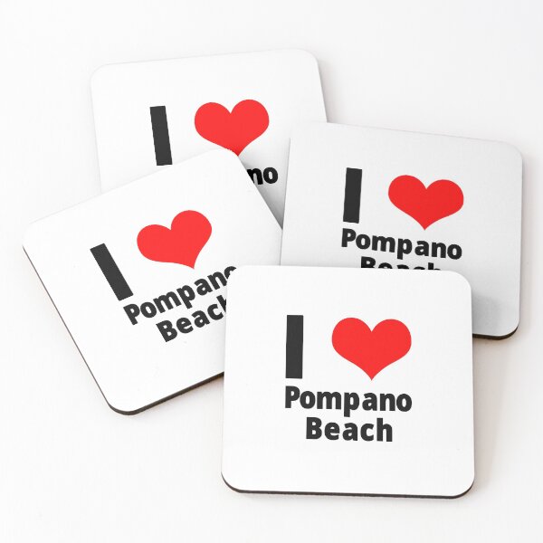 Item preview, I Love Pompano Beach Design designed and sold by WDoranDesigns.