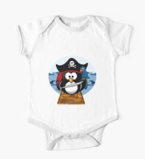 Pirate Penguin at Sea One Piece - Short Sleeve
