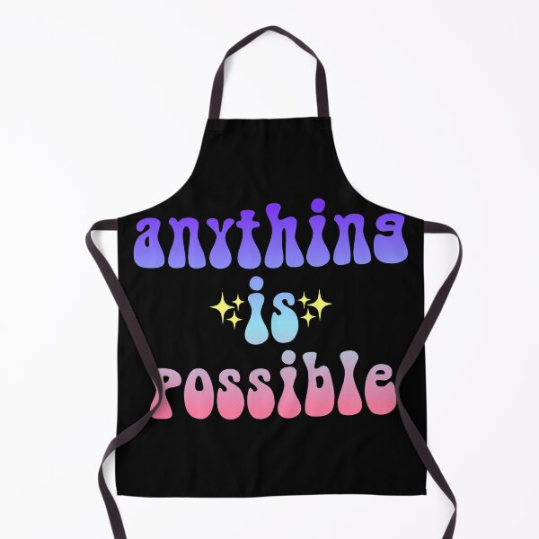 Item preview, anything is possible sparkly gradient Meme Text designed and sold by everything4eva.